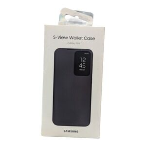 T5-O GENUINE Samsung S-View Wallet Cover Case‎ for Galaxy S24+ Plus  Black
